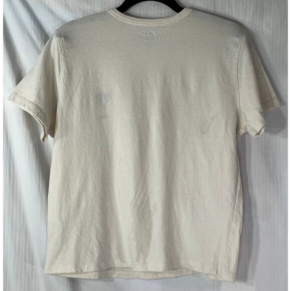 Abercrombie & Finch Beige "Espresso Martini" Graphic Skimming Tee Size M - Picture 4 of 11
